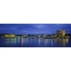 Buildings at the Waterfront, City Hall, Oslo, Norway Photographic 
