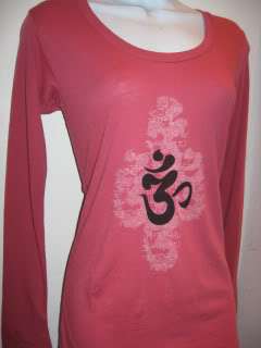 NEWTG Alternative Apparel ORGANIC OM AUM Sanskrit shirt  