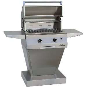   27 Deluxe Grill with Pedestal   Natural Gas Patio, Lawn & Garden