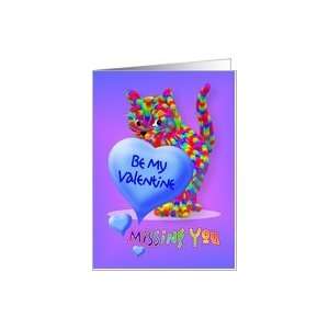  Missing You Valentine Kitten Greeting Card Health 