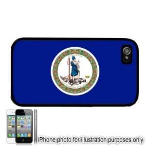  Virginia State Flag Apple iPhone 4 4S Case Cover Black 