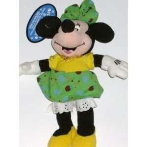  Minnie Mouse Plush Pal with Faux Sapphire Austrian Crystal 