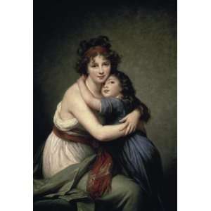  Madame Vigee Lebrun and Her Daughter: Arts, Crafts 