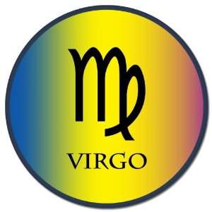  Virgo Zodiac Sign car bumper sticker 4 x 4 Automotive