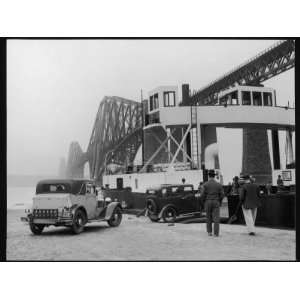 com Loading the Forth Bridge Ferry with Cars and Passengers Scotland 