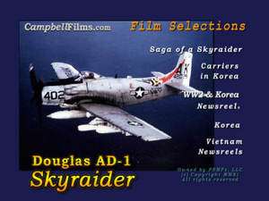 US Navy AD 1 Skyraider Fighter bomber WW2 Korea Vietnam War  