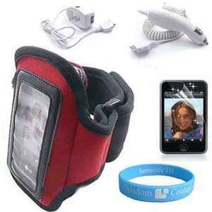  Red Armband carrying case for ipod touch 2g and 3g 