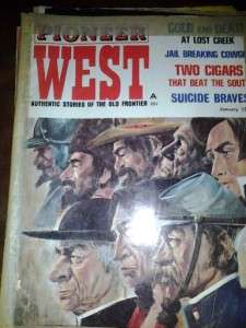 VINTAGE LOT Pioneer West MAGAZINES   Native American Cowboys and 