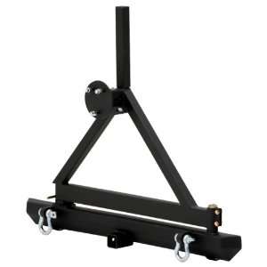   SRC Classic Rear Bumper with D Ring and Textured Black Tire Carrier