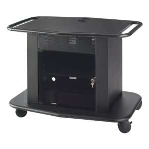  AVTEQ Steel AV Cart w/ Rack Mount and Cabinet (19 3/4 D 