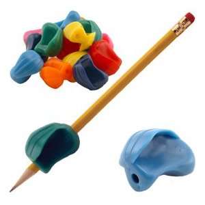  Crossover Pencil Grips, 8 Pack. Assorted Colors. TPG 17801 