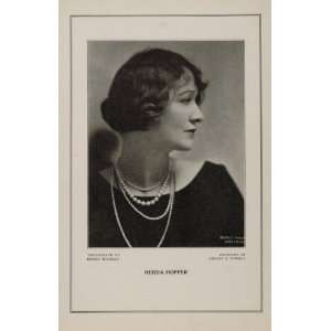  1927 Silent Film Star Hedda Hopper Ernest Cowell Print 