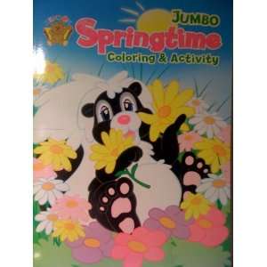   : Jumbo Springtime Coloring & Activity Book (128 pages): Toys & Games