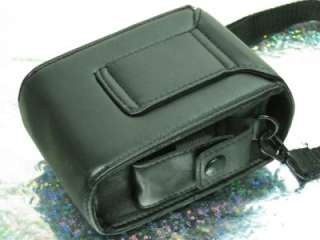 V28 Black Camera Leather Case Bag For Canon Powershot G11 G12 SX130 IS 