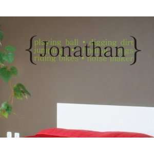    Personalized Boy/Girl Definition Wall Decal: Home Improvement