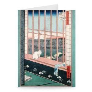 Asakusa Rice Fields during the festival of   Greeting Card (Pack of 