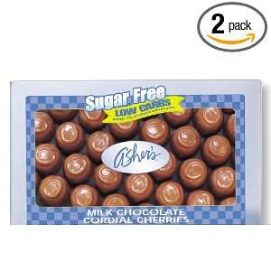 Ashers Chocolates Sugar Free Milk Chocolate Cherry, 7.5 Ounce Boxes 
