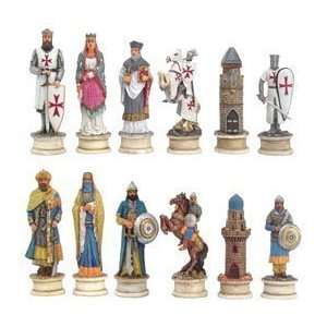   Crusade Chess Set Iv, King4 1/2   Chess Chessmen
