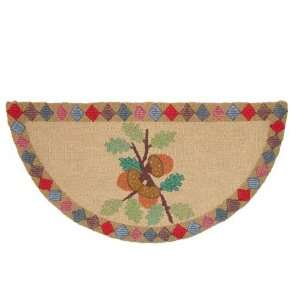    Acres Of Acorns Fire Place Rug 36 Half Circle: Home & Kitchen