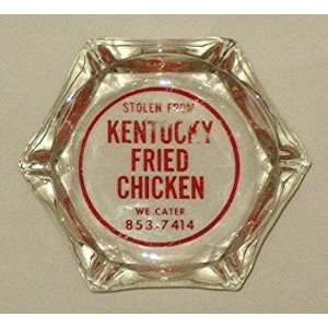  Kentucky Fried Chicken Glass Ashtray
