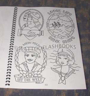 ANGELIQUE HOUTKAMP Tattoo Flash Sketch Line Gun BOOK All Killer NO 