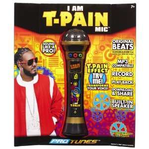  ProTunes I Am T Pain Mic   Gold Toys & Games