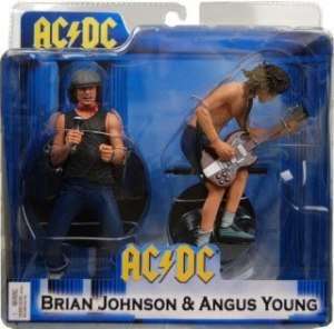 AC/DC 2 PACK FIGURES ANGUS YOUNG & BRIAN JOHNSON NECA  