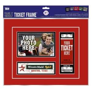  Houston Astros Game Day Ticket Frame Frame It Yourself 
