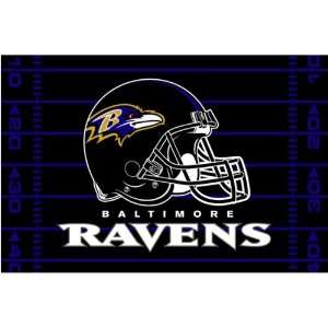  Baltimore Ravens NFL Rug   39 x 59