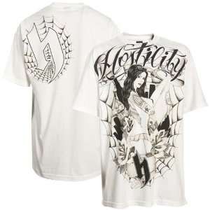  Hostility White Roots T shirt: Sports & Outdoors