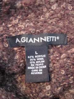 Urban modern wool, acrylic and nylon cardigan jacket from A. Giannetti 