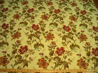 yd Floral Tapestry Upholstery Fabric r7534  
