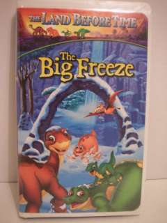 The Land Before Time BIG FREEZE Chidrens VHS Tape 096898798136  