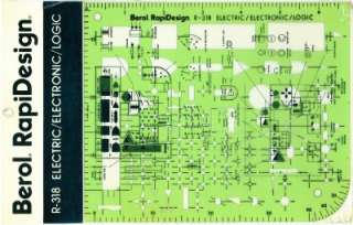 Berol Template   Electric Electronic Logic   R 318  