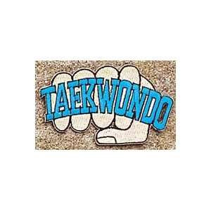  Tae Kwon Do Blue Fist Patch: Sports & Outdoors