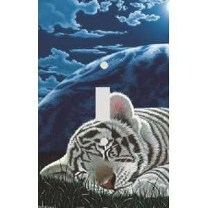  Sleepy Tiger Cub Decorative Switchplate Cover: Home 