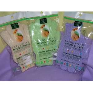  Three Earth Therapeutics Exfoliating Hydro Gloves (Sold As 