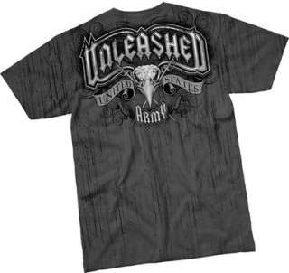 Army Unleashed Charcoal Gray T Shirt  