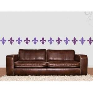  Wall Sticker Decal Lily   Set of 8  40 violet Kitchen 