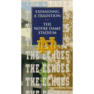   TRADITION  THE NOTRE DAME STADIUM (VHS TAPE  1997) 