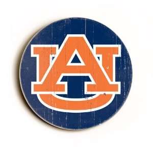  Auburn University Logo Wood Sign: Sports & Outdoors