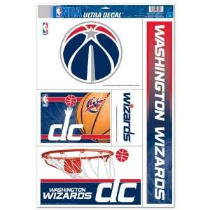 Washington Wizards Official 11x17 sheet NBA Car Window Cling Decal