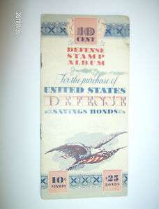 war bonds defense stamp album, savings, united states defense, paper 