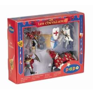  Papo Toys Gift Box Red Knights 5pc set Toys & Games
