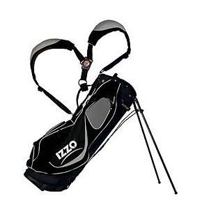  Izzo Golf Geo Stand Bag   Black