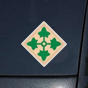  Army 4th Infantry Division 3 DECAL Automotive