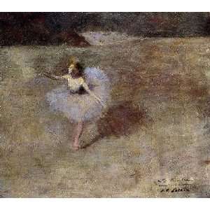   24x36 Inch, painting name: Dancer on the Set, By Forain Jean Louis