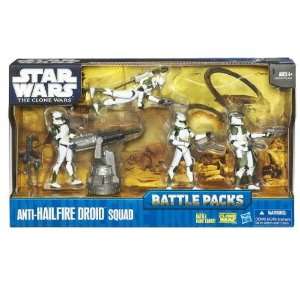  Anti Hailfire Squad Star Wars Clone Wars Battle Pack Toys 