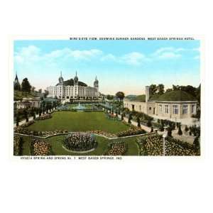  West Baden Springs Hotel, Indiana Giclee Poster Print 