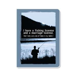  ECOeverywhere Fishing License Sketchbook, 160 Pages, 5.625 